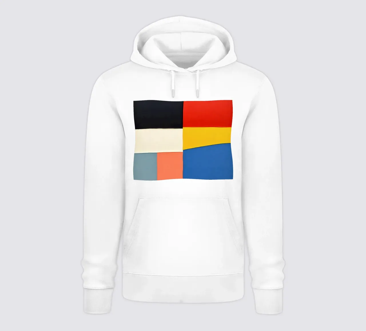 Composizione astratta con forme geometriche felpa con cappuccio da DesignDoodle