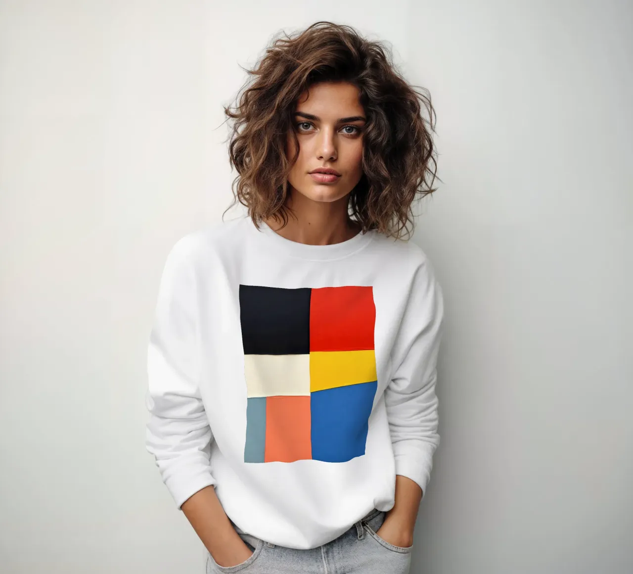 Composizione astratta con forme geometriche felpa da DesignDoodle