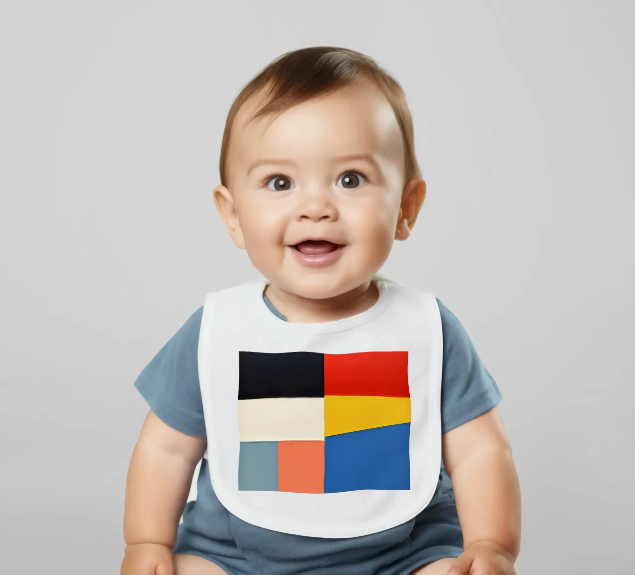 Composizione astratta con forme geometriche bavaglino da DesignDoodle