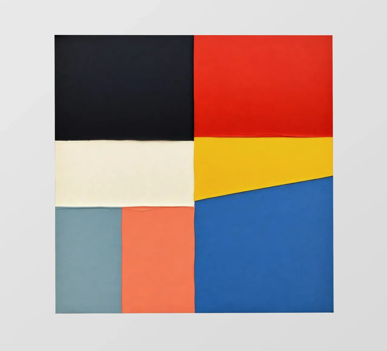 Composizione astratta con forme geometriche telo in pvc da DesignDoodle