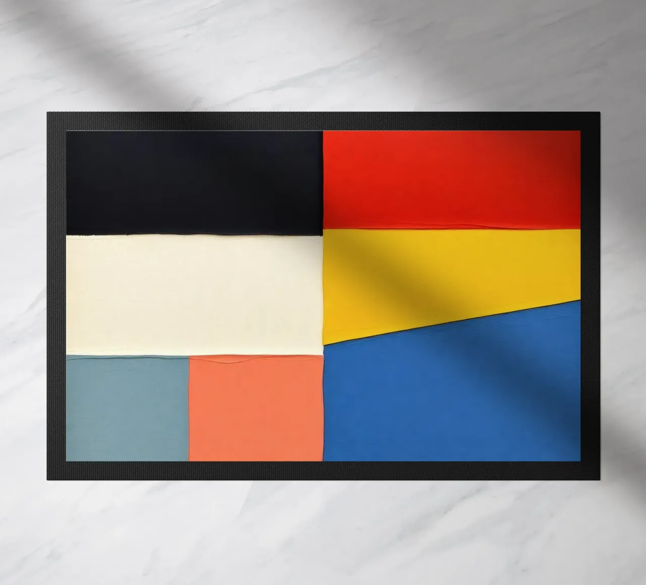 Composizione astratta con forme geometriche zerbino da DesignDoodle