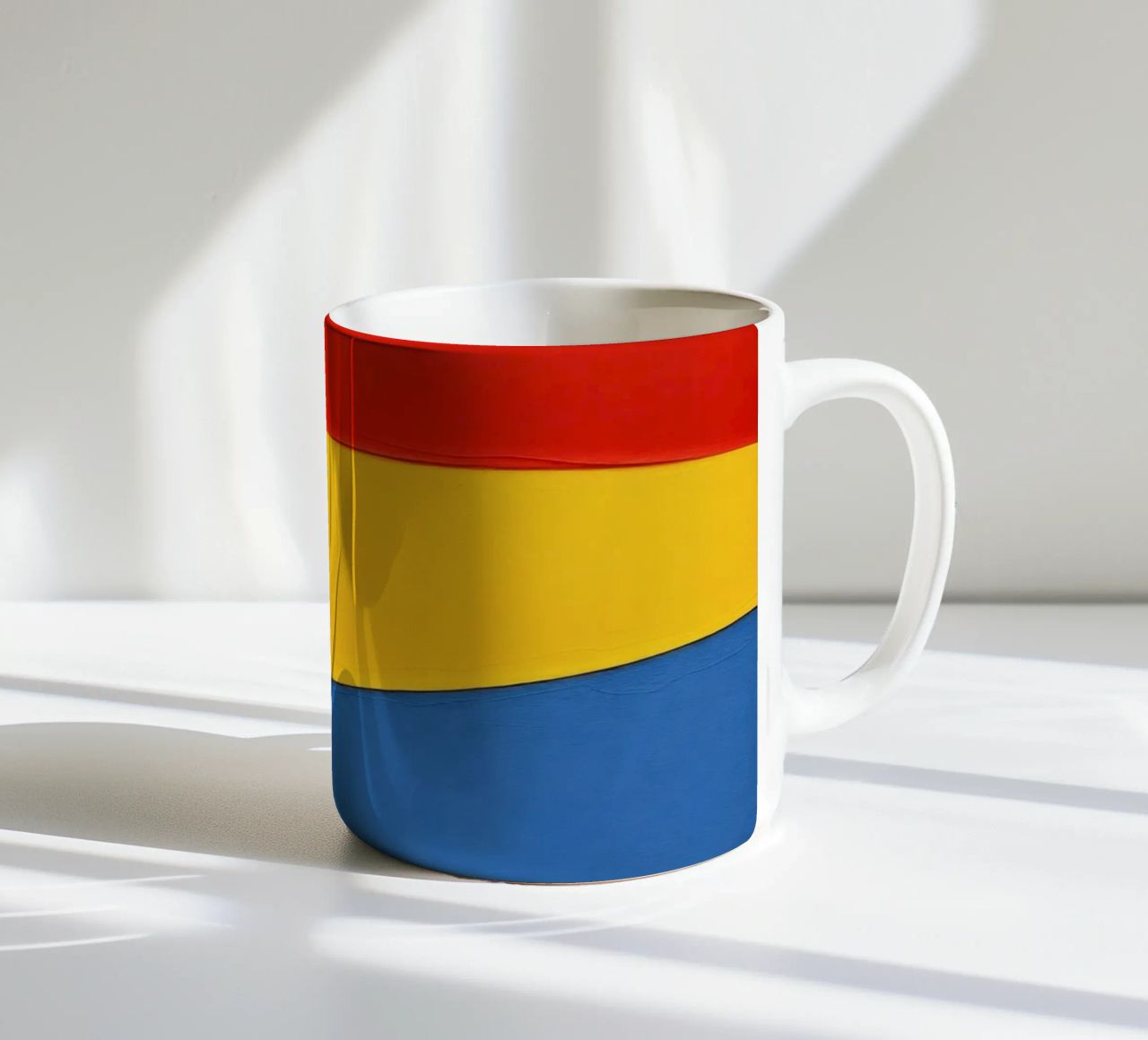 Composizione astratta con forme geometriche tazza in ceramica da DesignDoodle