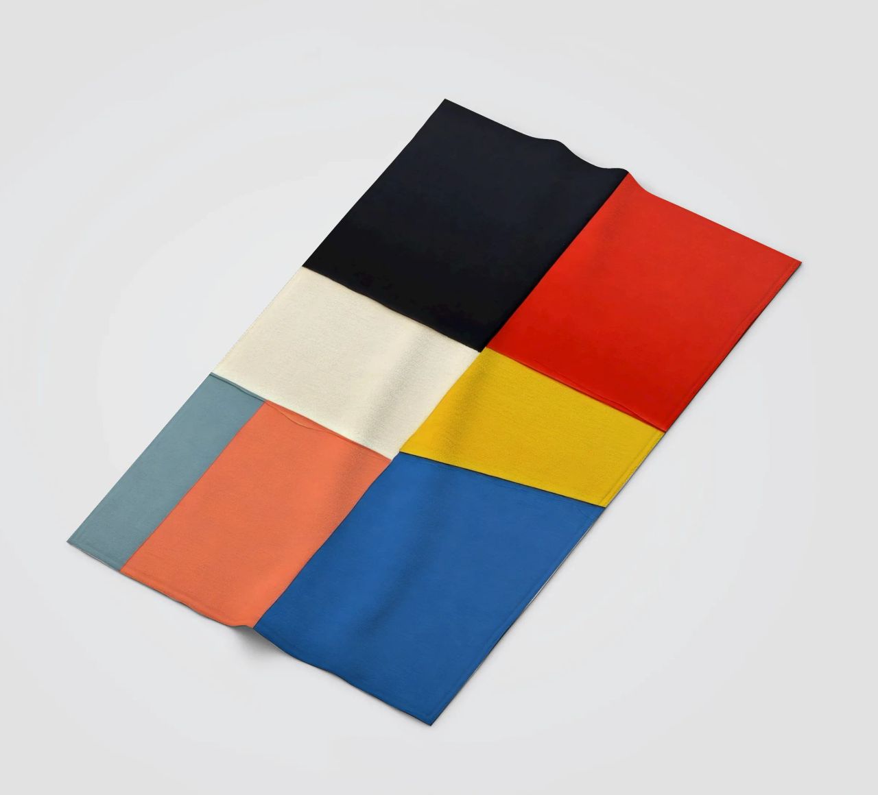 Composizione astratta con forme geometriche coperta in pile da DesignDoodle