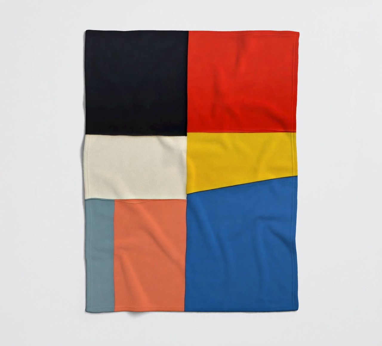 Composizione astratta con forme geometriche coperta in pile da DesignDoodle