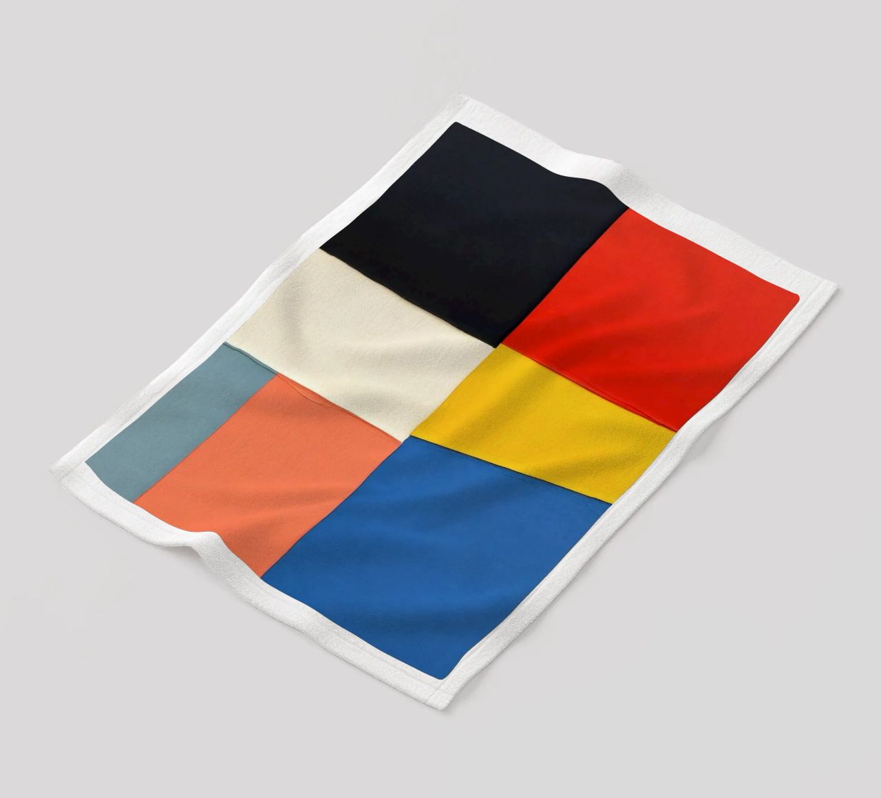 Composizione astratta con forme geometriche coperta in pile da DesignDoodle