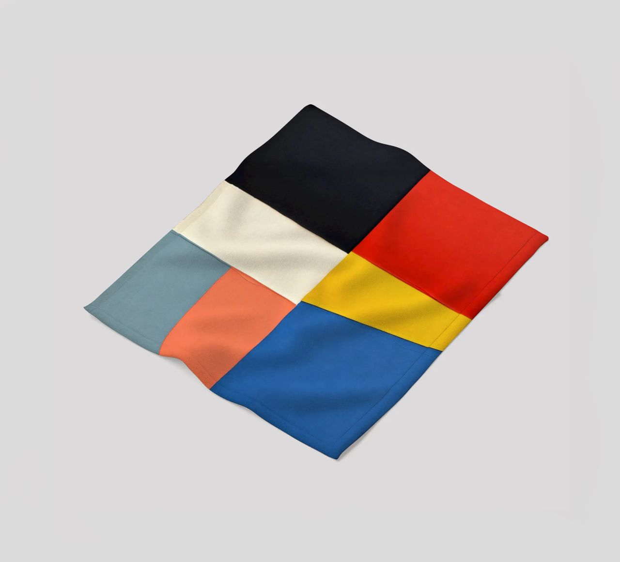 Composizione astratta con forme geometriche coperta in pile da DesignDoodle