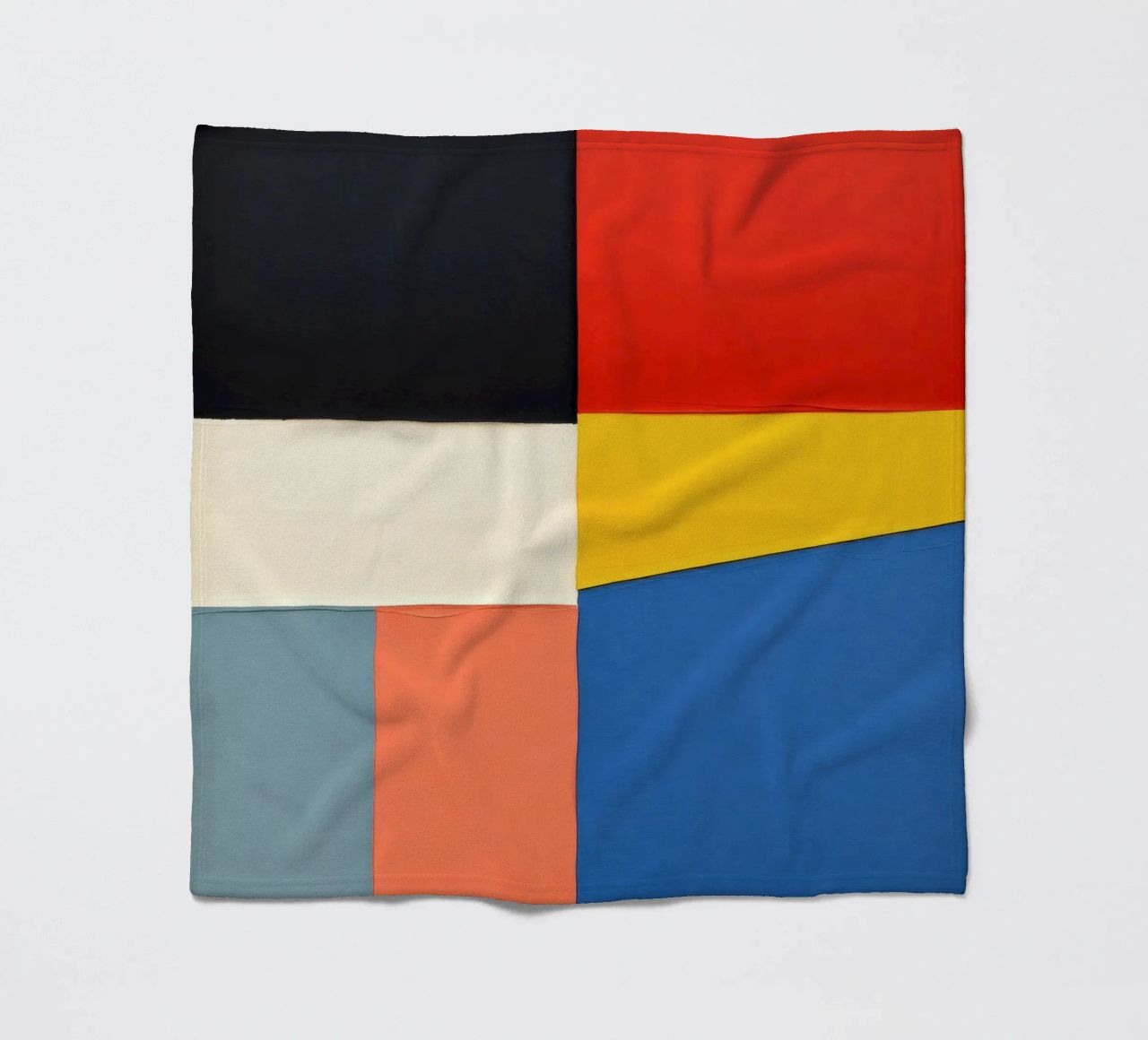 Composizione astratta con forme geometriche coperta in pile da DesignDoodle