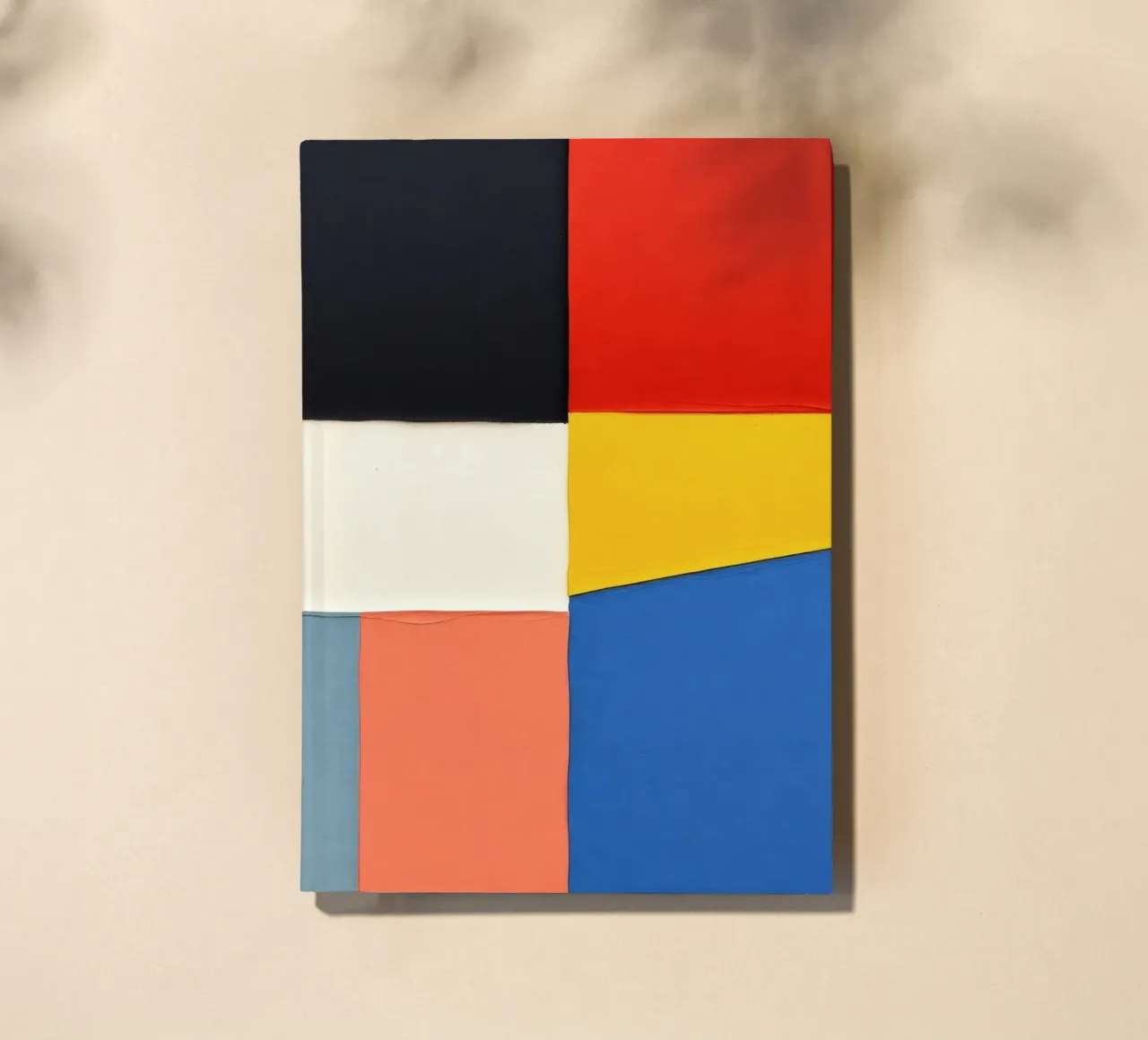 Abstract composition featuring geometric shapes notebook by DesignDoodle