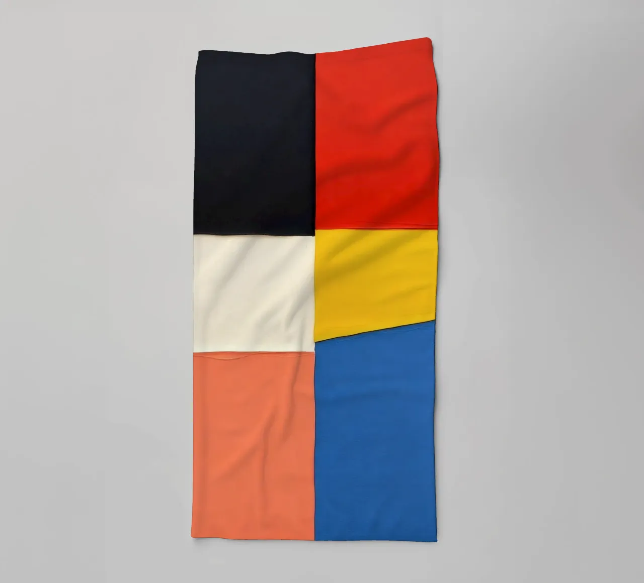 Abstract composition featuring geometric shapes towel by DesignDoodle