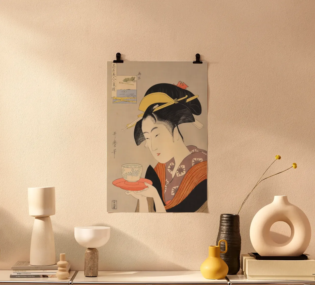 Ukiyo-e: Pittura giapponese, Utamaro carta hahnemühle da Aesthetic Muse