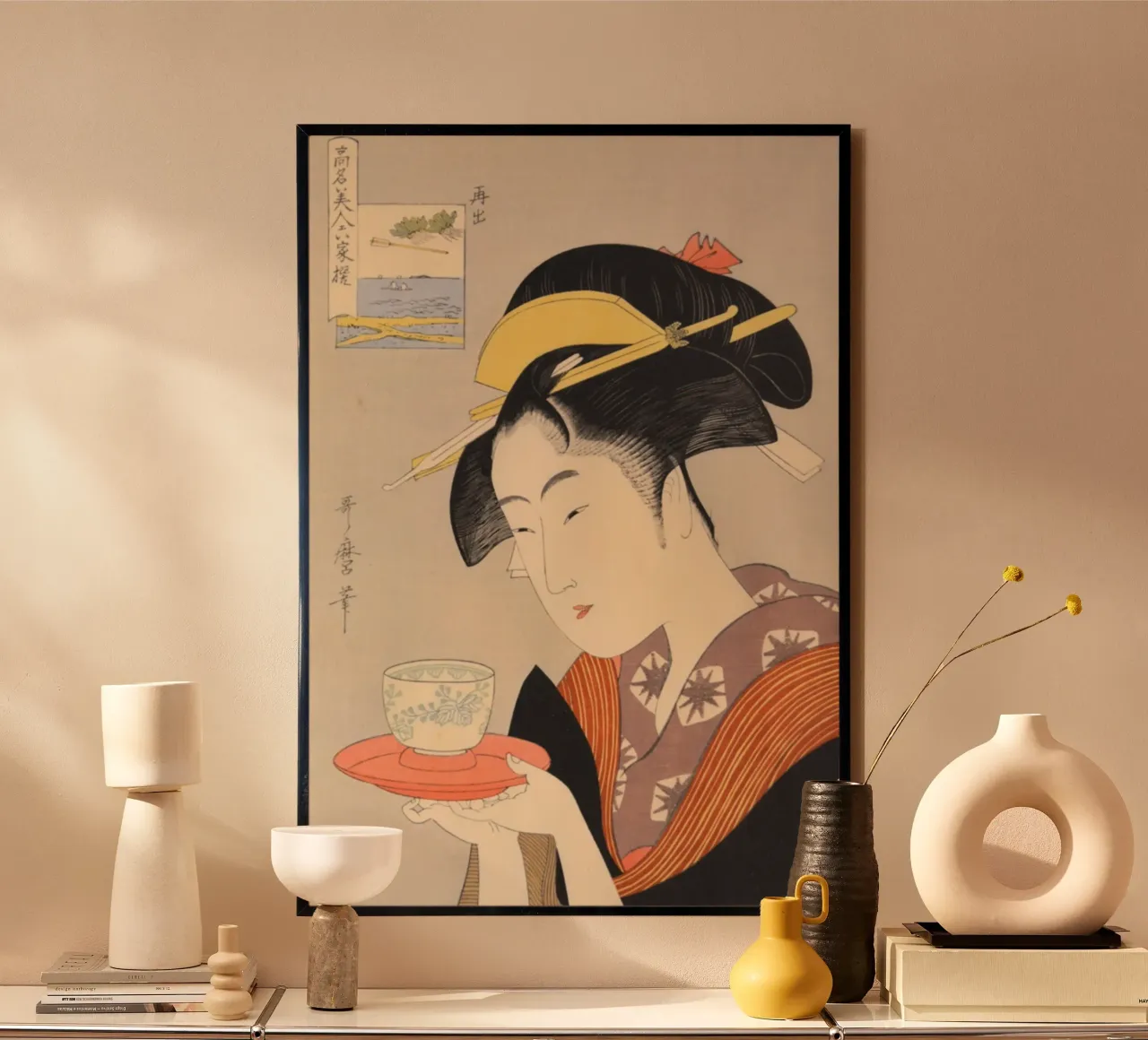 Ukiyo-e: Pittura giapponese, Utamaro carta hahnemühle da Aesthetic Muse
