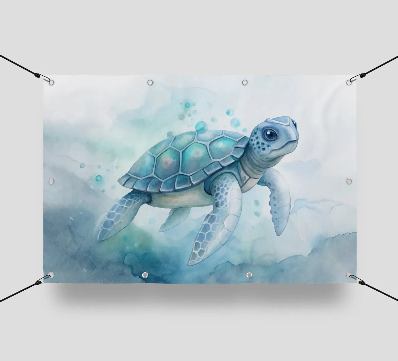 Tartaruga ad acquerello telo in pvc da 🎁 ARTVI-SHOP