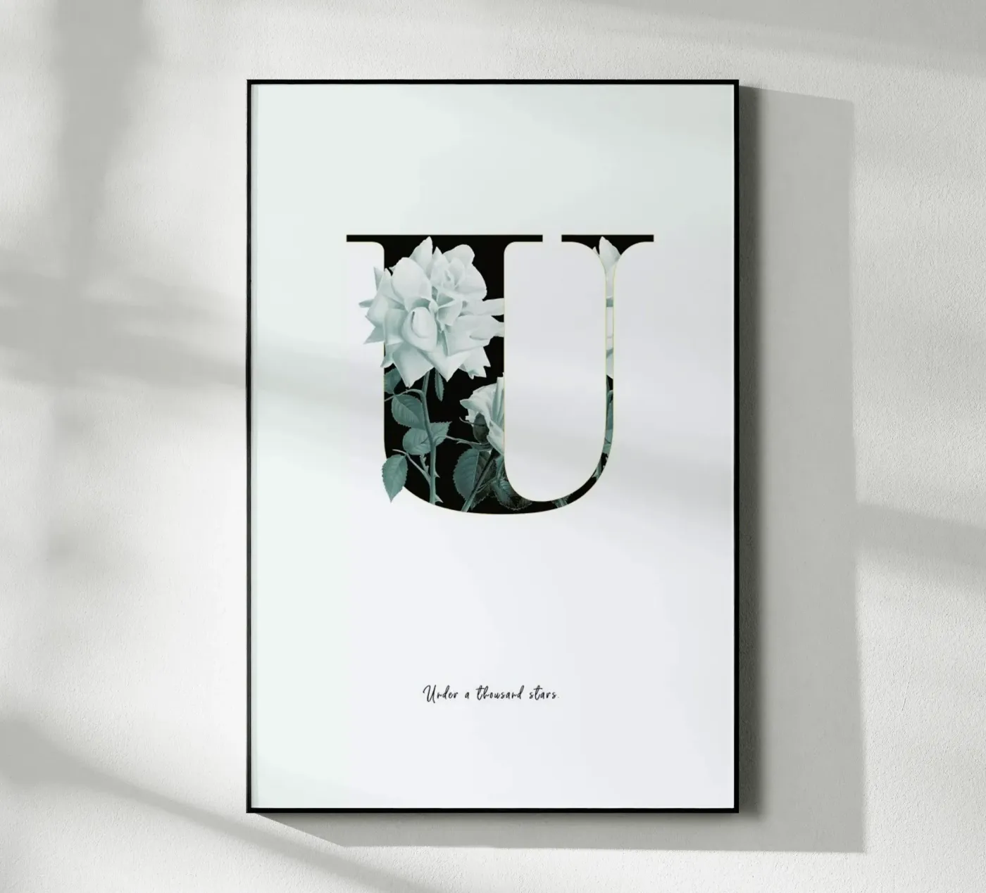 Flower Alphabet - U plexiglass da Froilein Juno