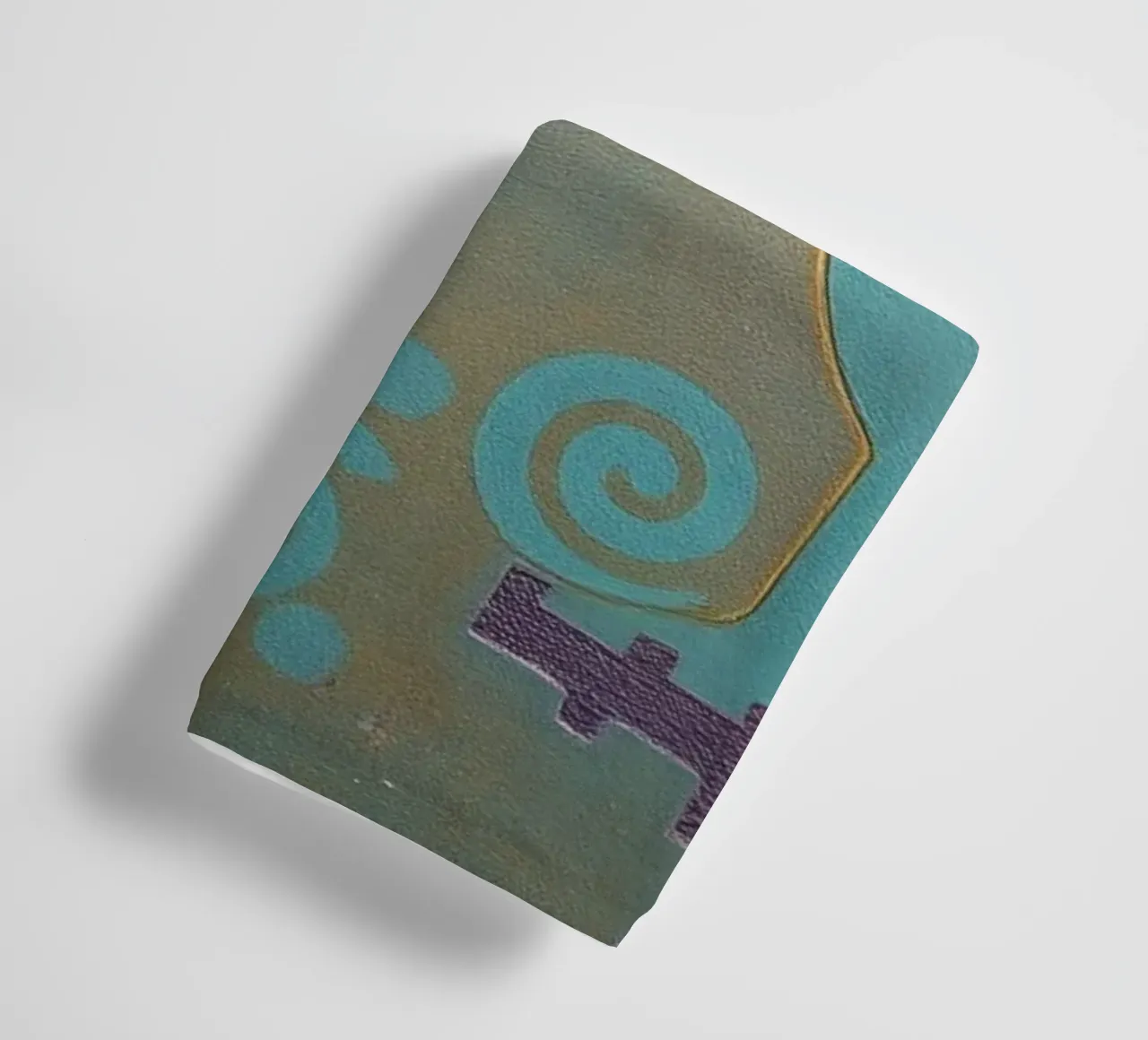 peinture murale représentant une main tenant une lune serviette de bain de DesignDoodle