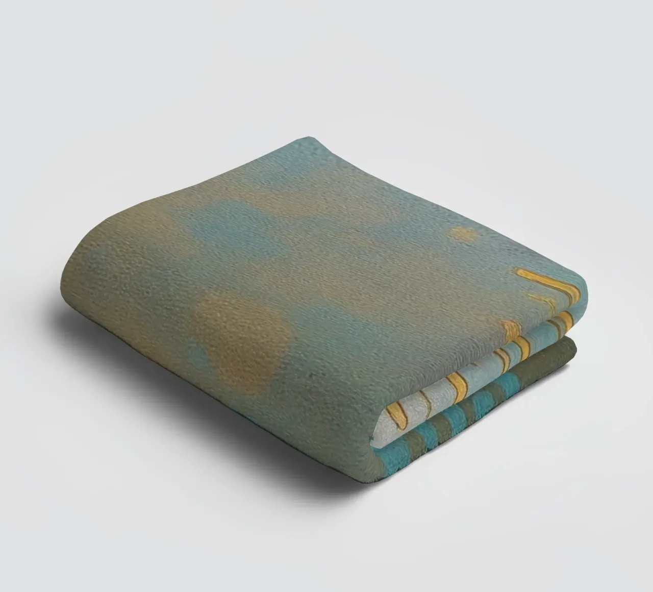 peinture murale représentant une main tenant une lune serviette de bain de DesignDoodle