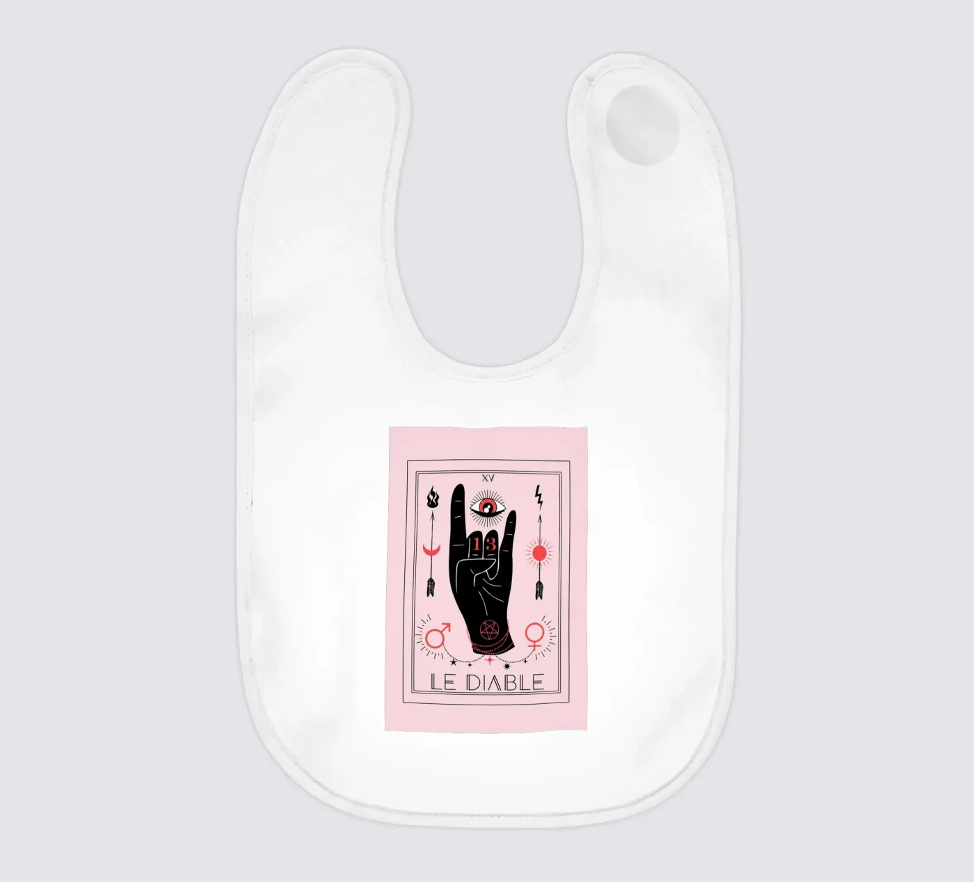 The Devil baby bib by cafelab