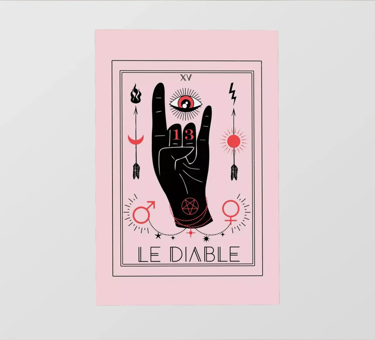 The Devil pellicola backlit da cafelab