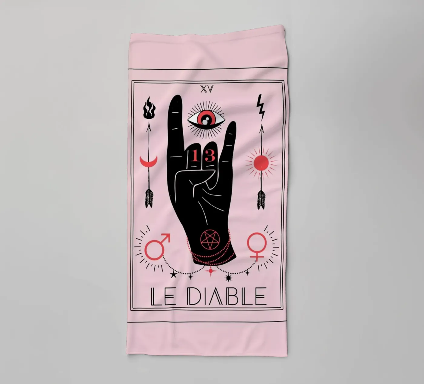 The Devil badhanddoek van cafelab
