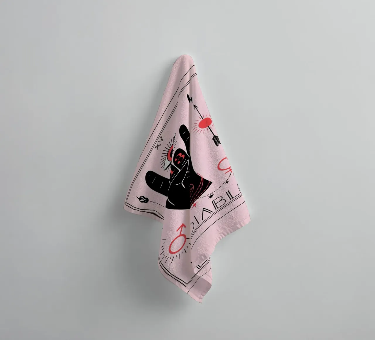The Devil towel by cafelab