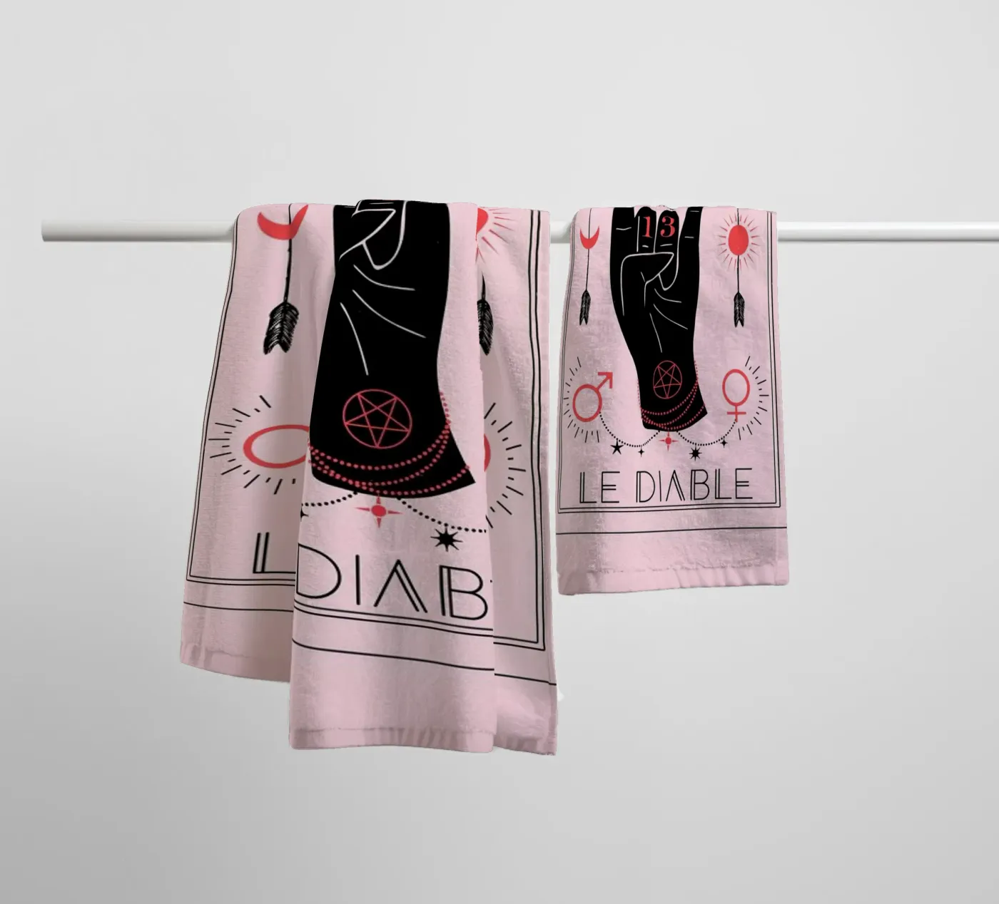 The Devil badhanddoek van cafelab