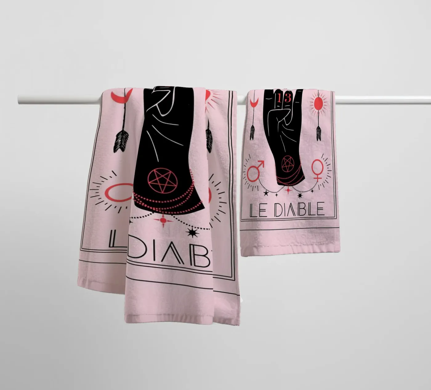 The Devil badhanddoek van cafelab