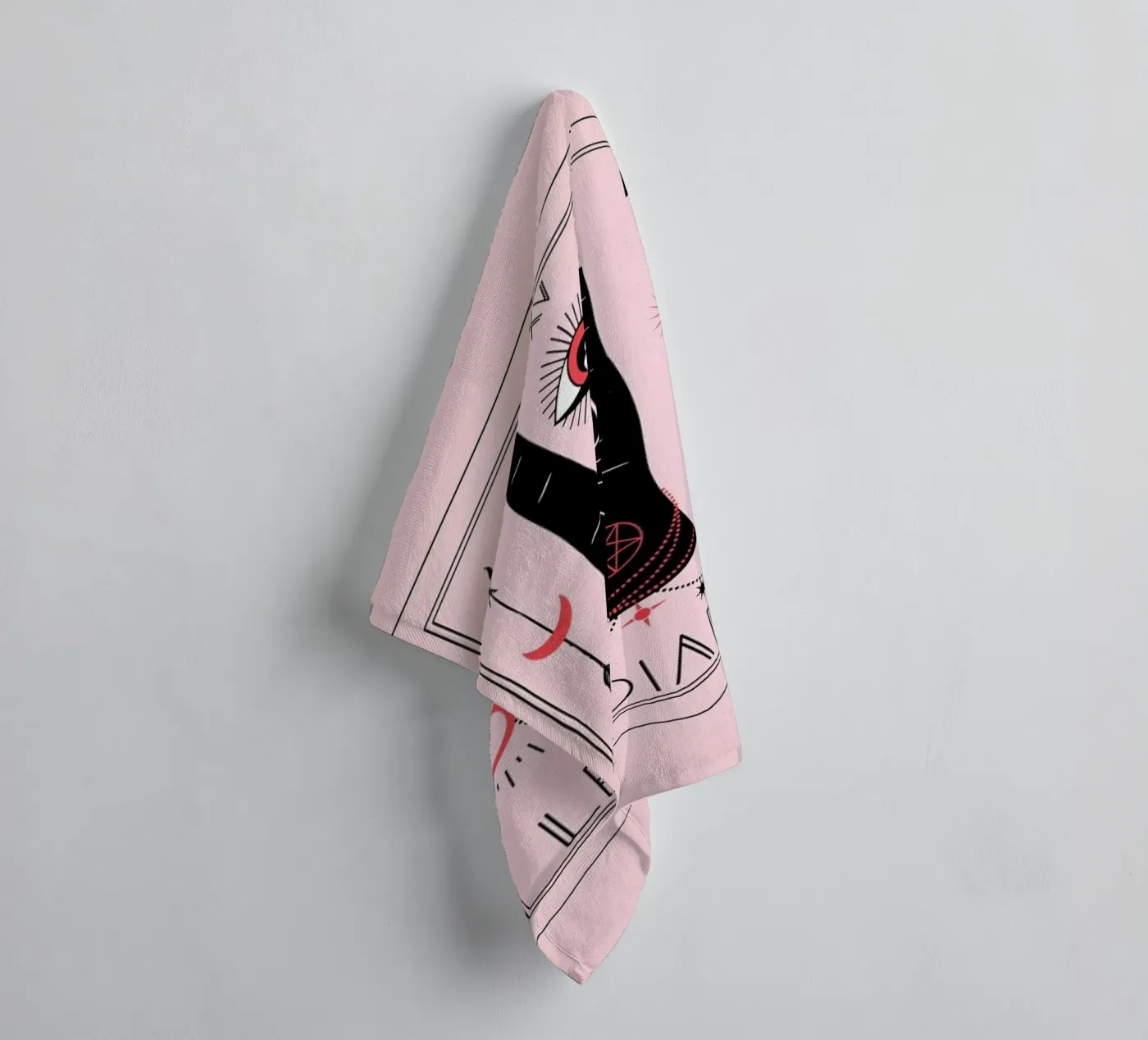 The Devil badhanddoek van cafelab