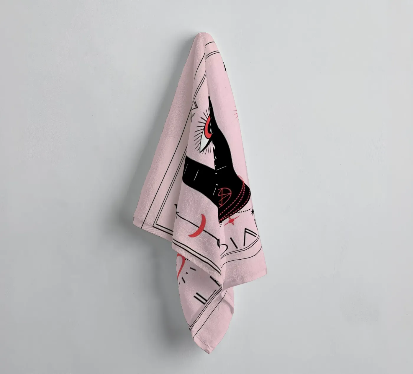 The Devil badhanddoek van cafelab