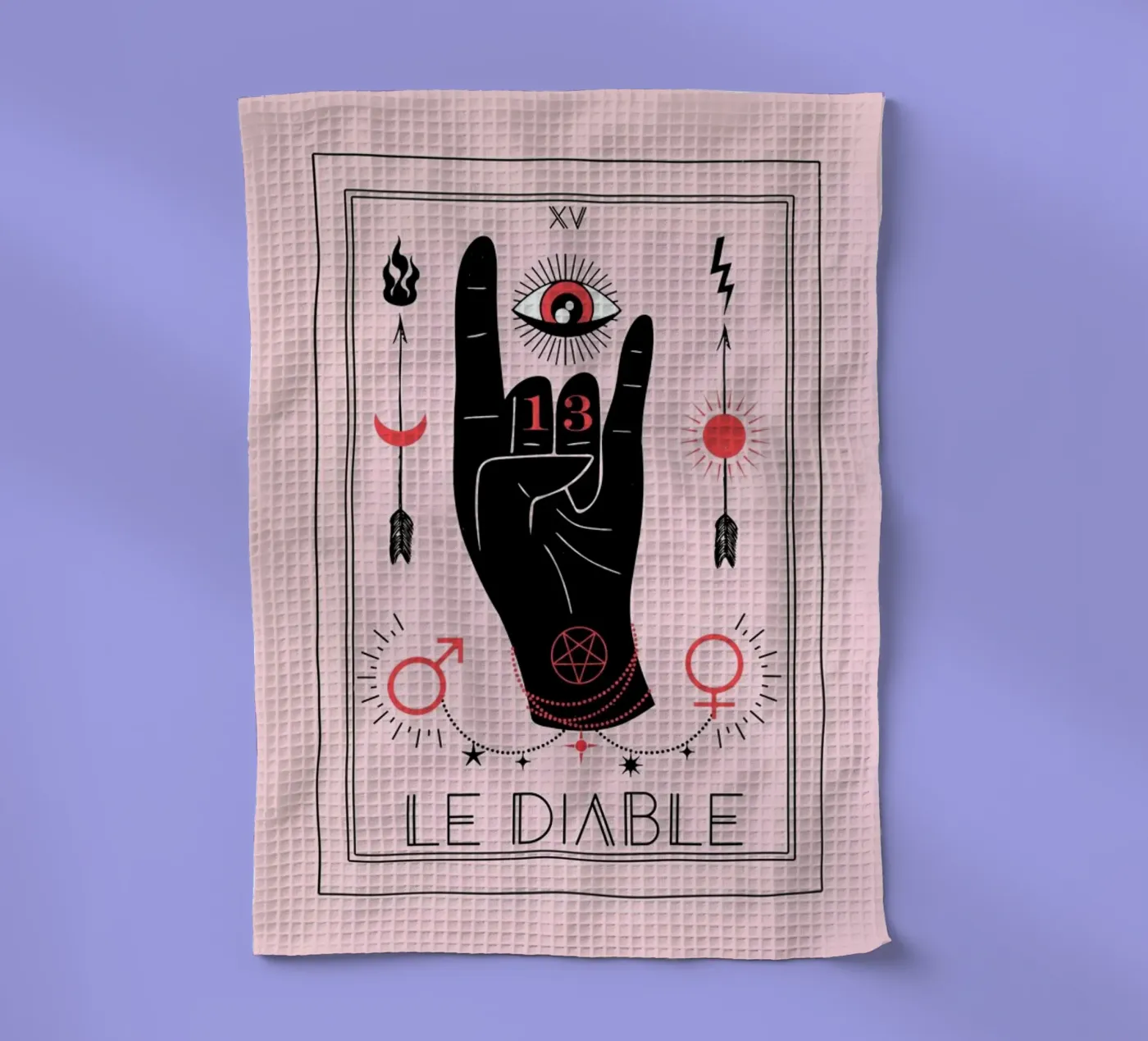 The Devil theedoek van cafelab