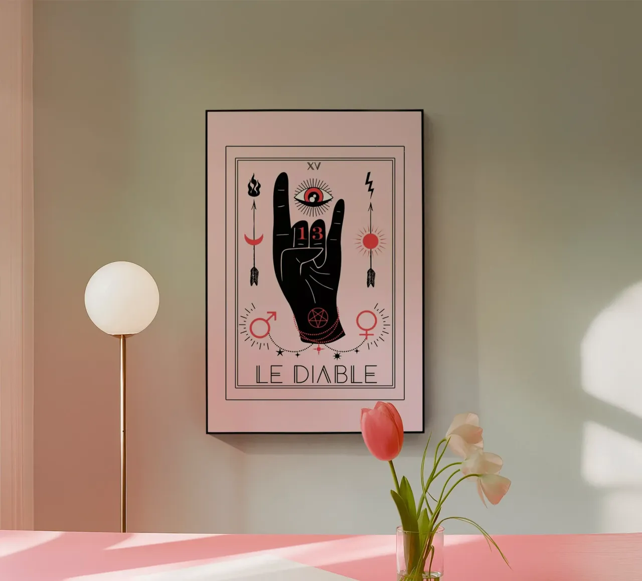 The Devil acrylic glass by cafelab