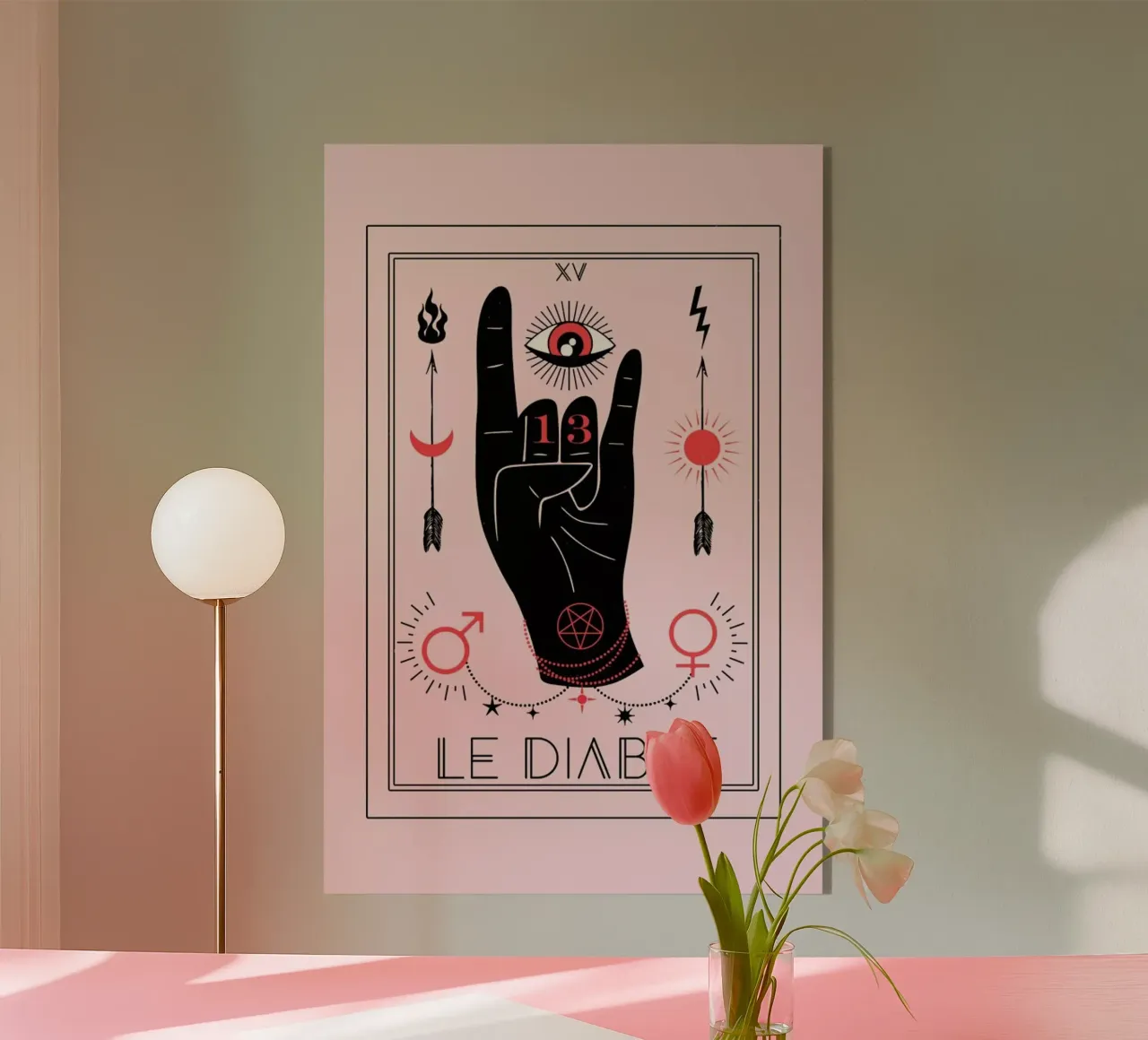 The Devil acrylic glass by cafelab