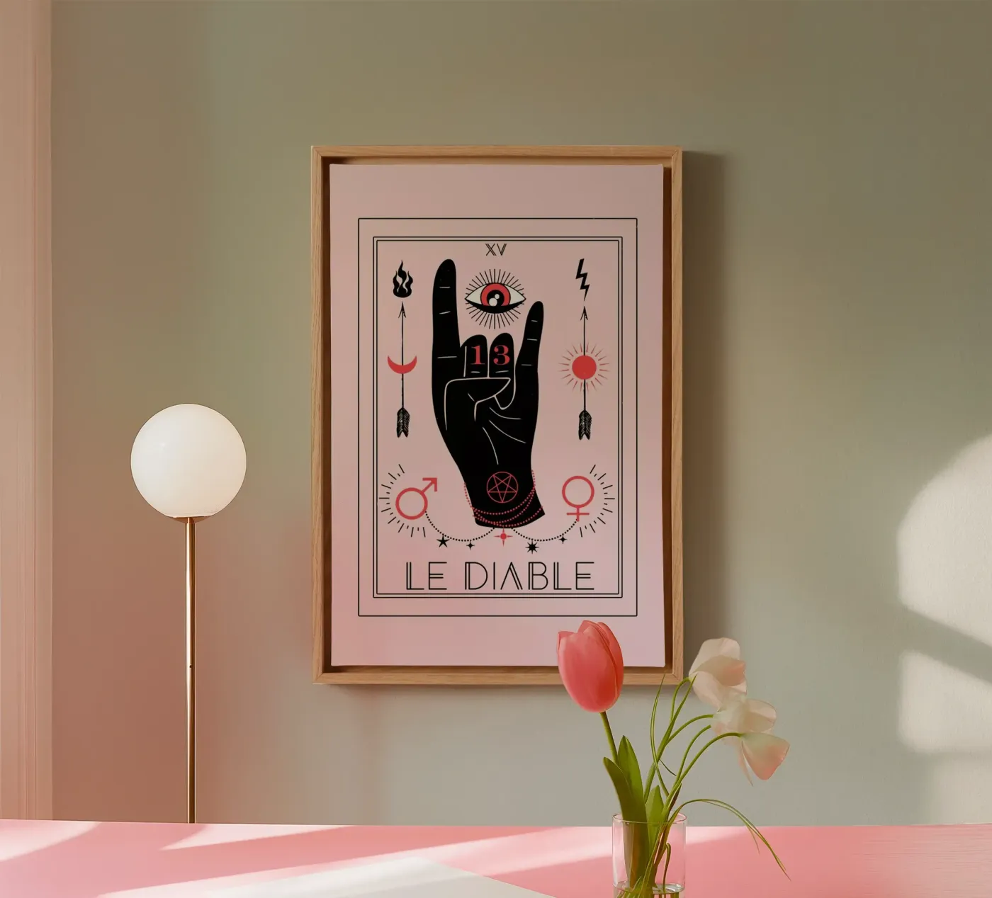 The Devil canvas by cafelab