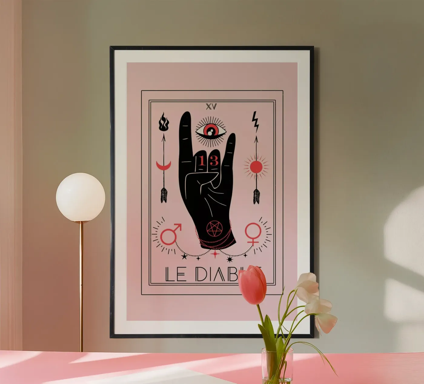 The Devil poster de cafelab