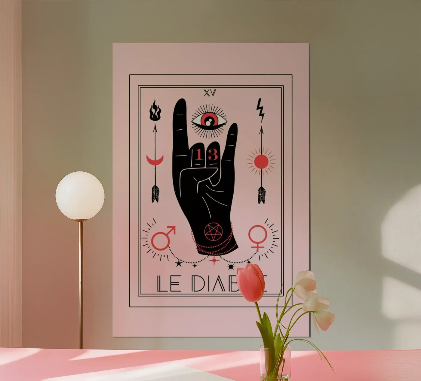 The Devil poster de cafelab