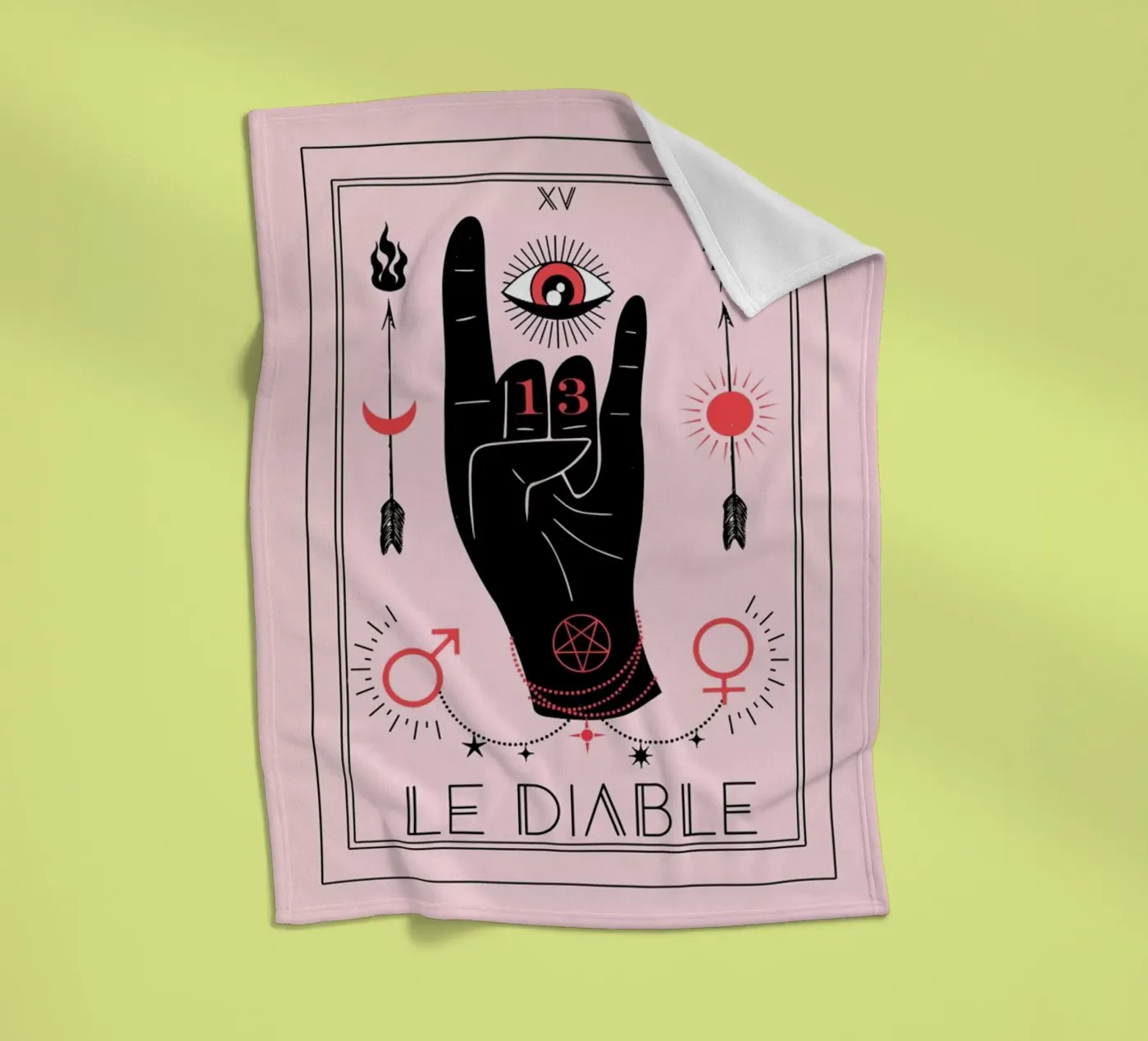 The Devil plaid polaire de cafelab