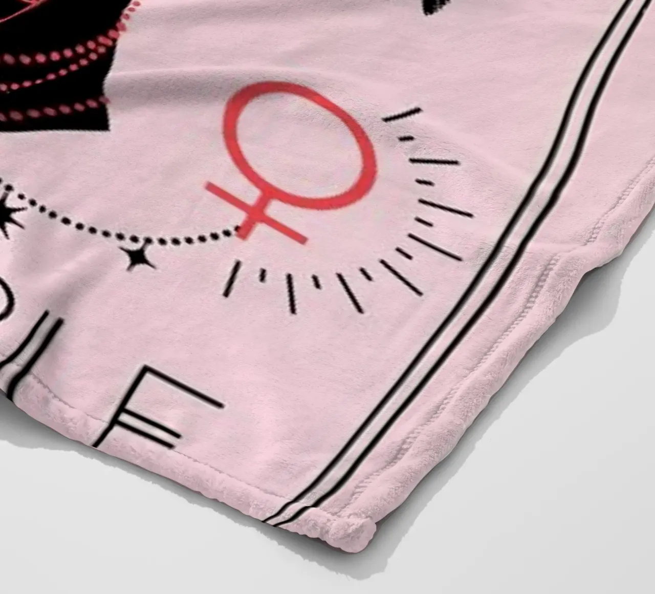 The Devil fleece blanket by cafelab