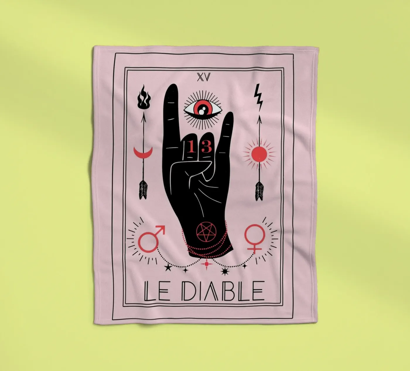 The Devil plaid polaire de cafelab