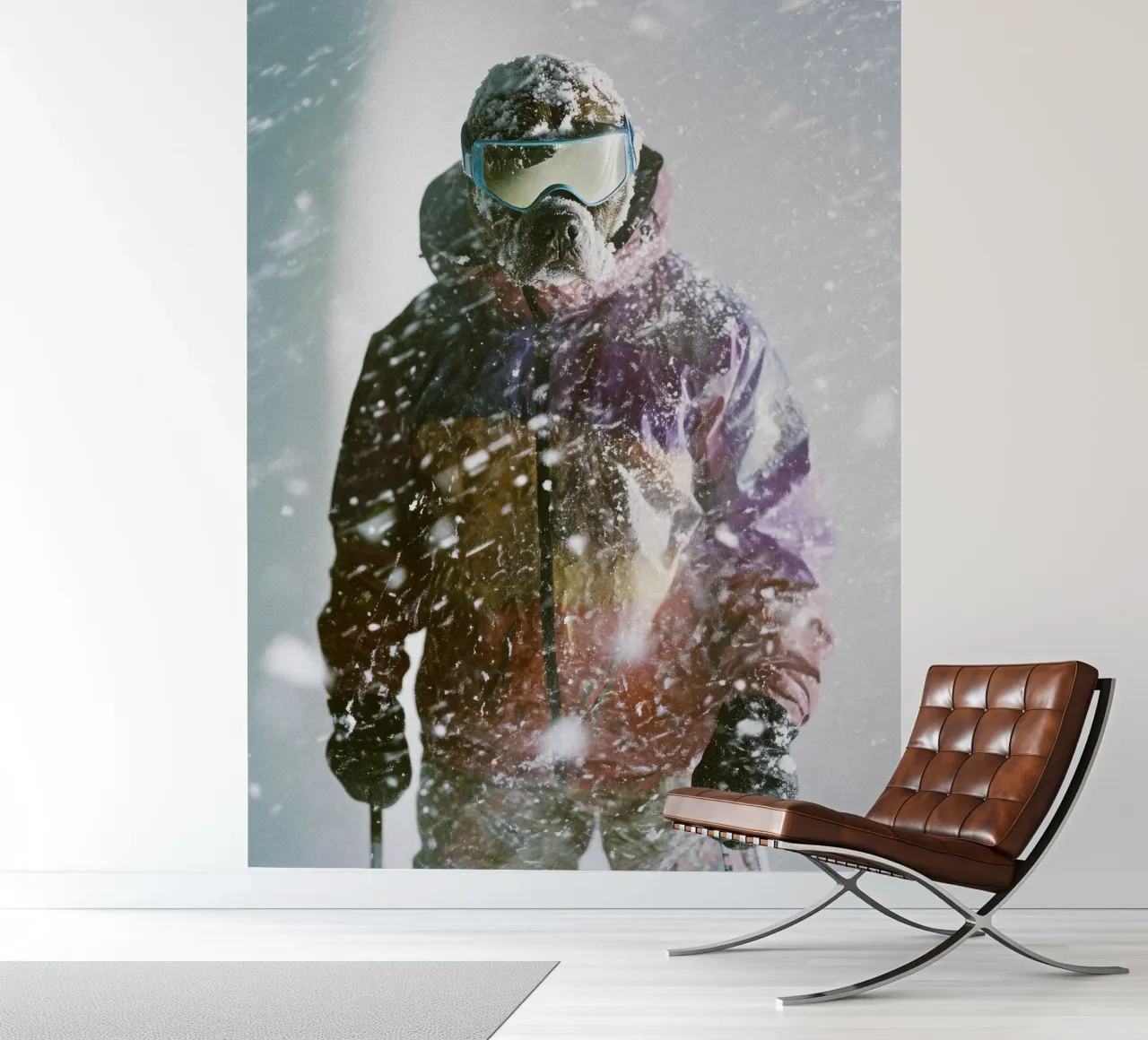 Lars fotobehang van Affiches Chien Originales – Dogland