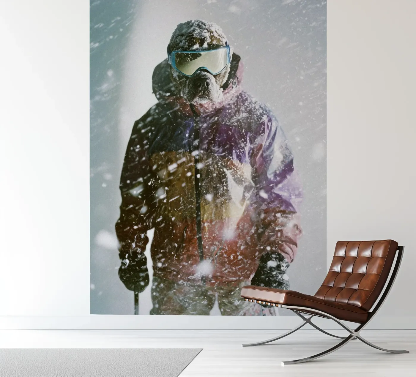 Lars fotobehang van Affiches Chien Originales – Dogland