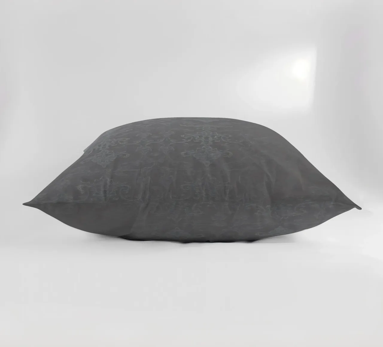 Elegant textured wallpaper with intricate pattern and subtle decorative cushion by DesignDoodle