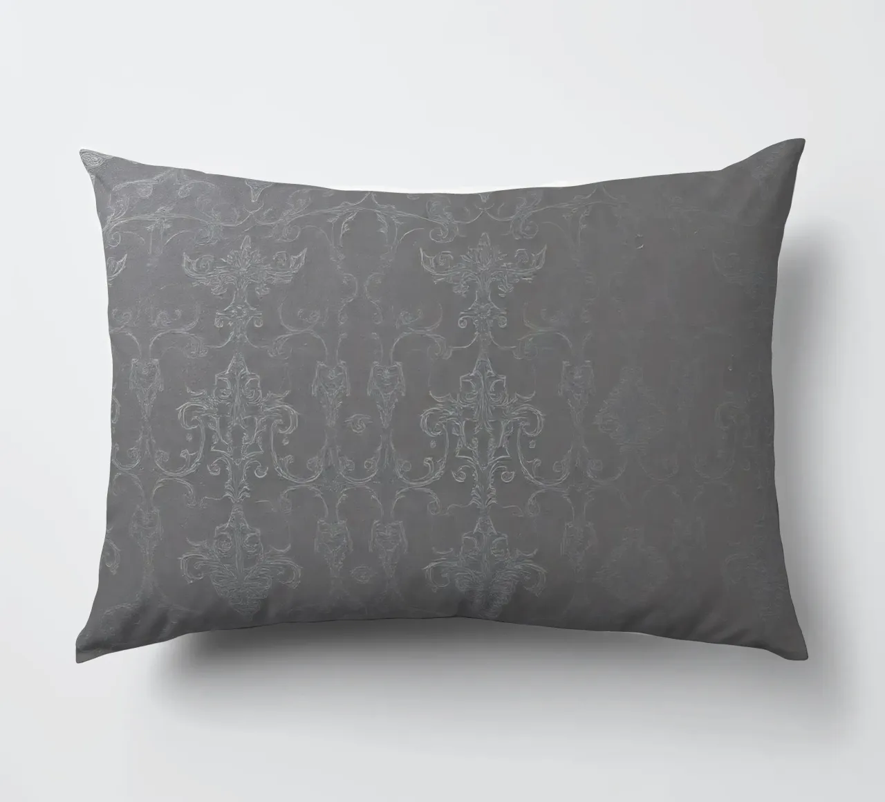 Elegant textured wallpaper with intricate pattern and subtle decorative cushion by DesignDoodle