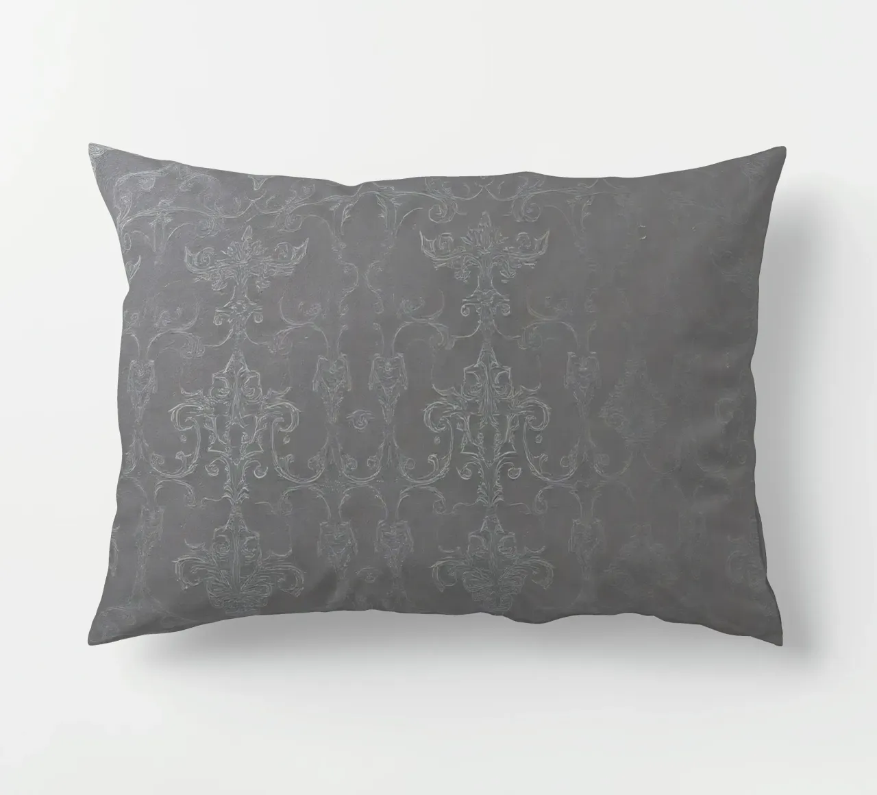 Elegant textured wallpaper with intricate pattern and subtle decorative cushion by DesignDoodle