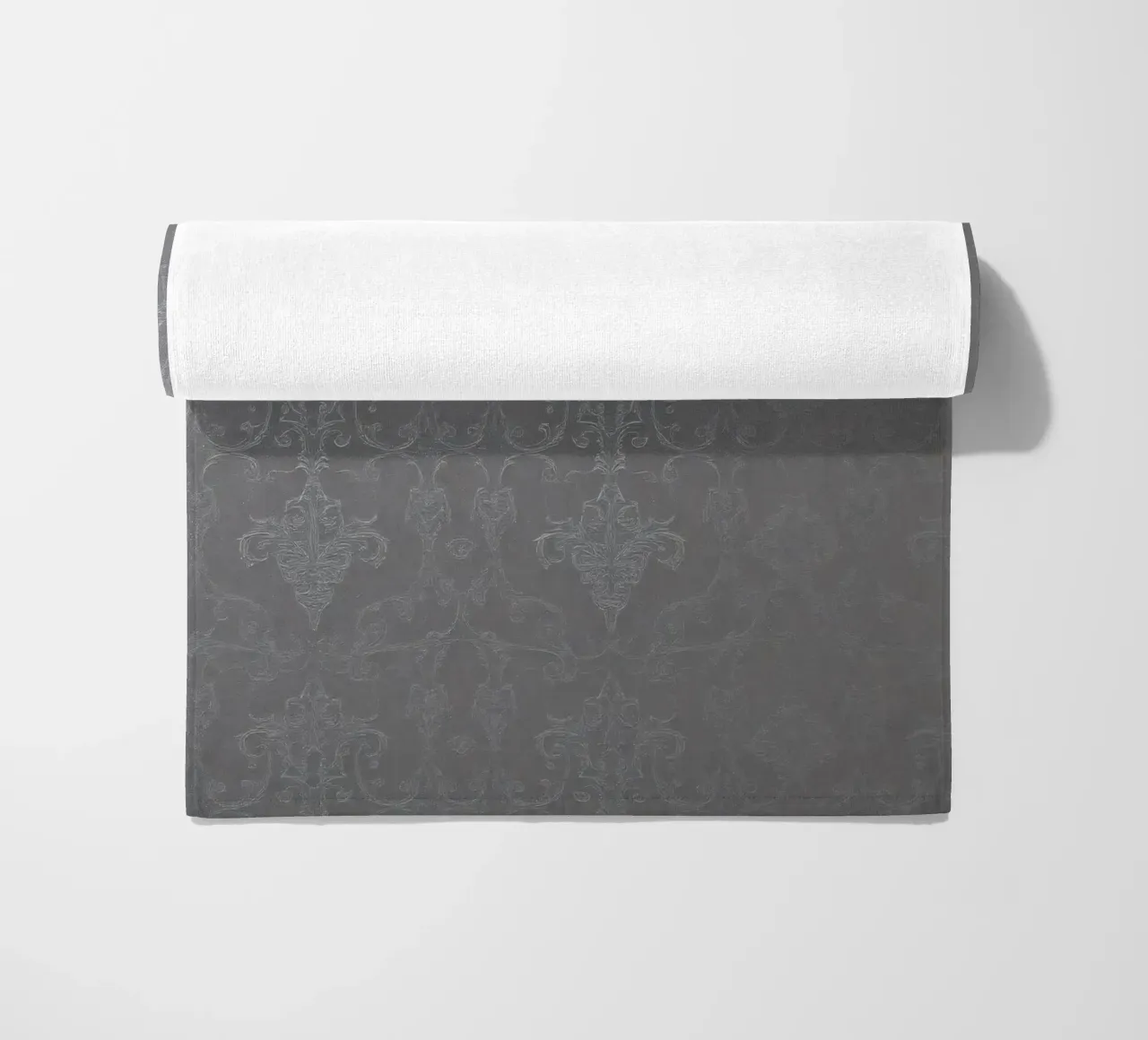 Elegant textured wallpaper with intricate pattern and subtle beach towel by DesignDoodle