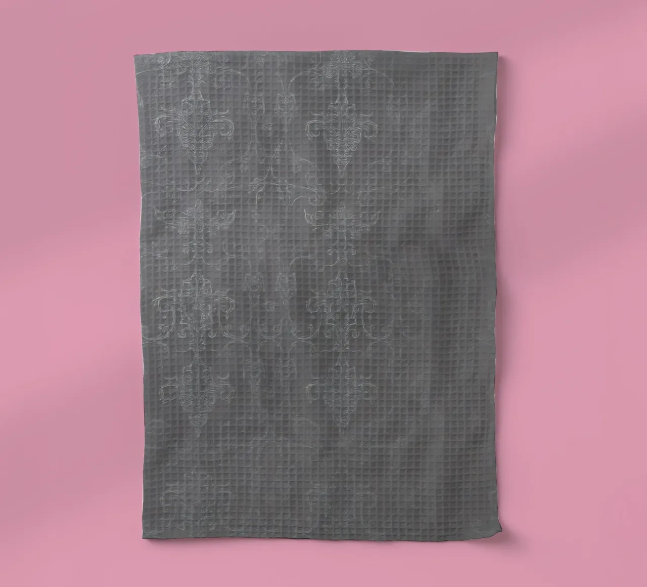 Elegant textured wallpaper with intricate pattern and subtle tea towel by DesignDoodle