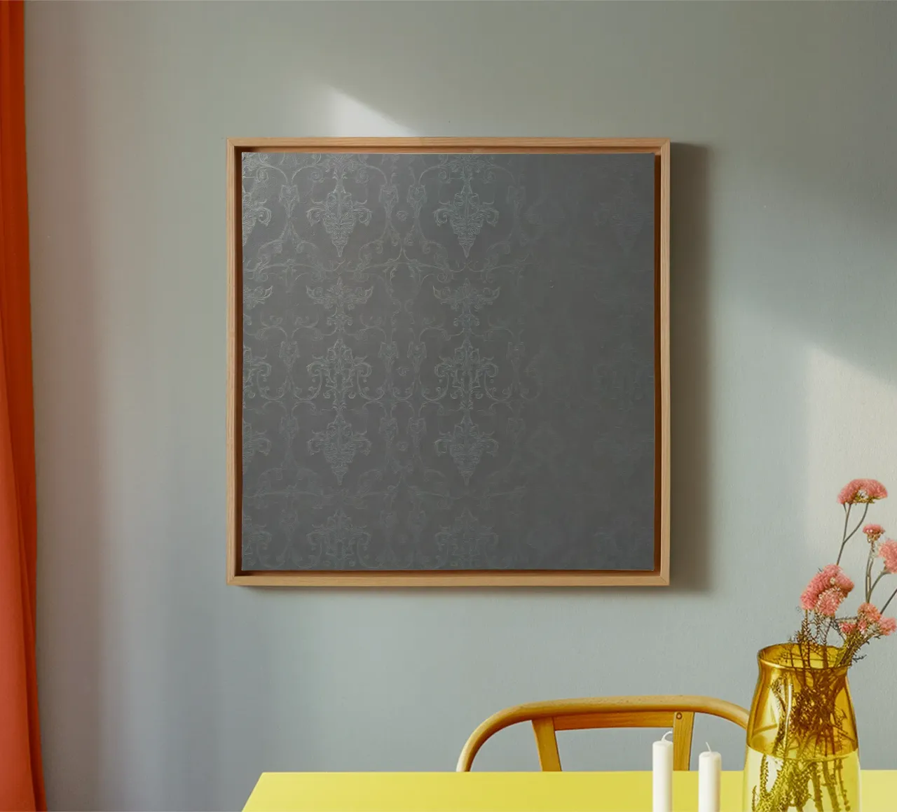 Elegant textured wallpaper with intricate pattern and subtle canvas by DesignDoodle