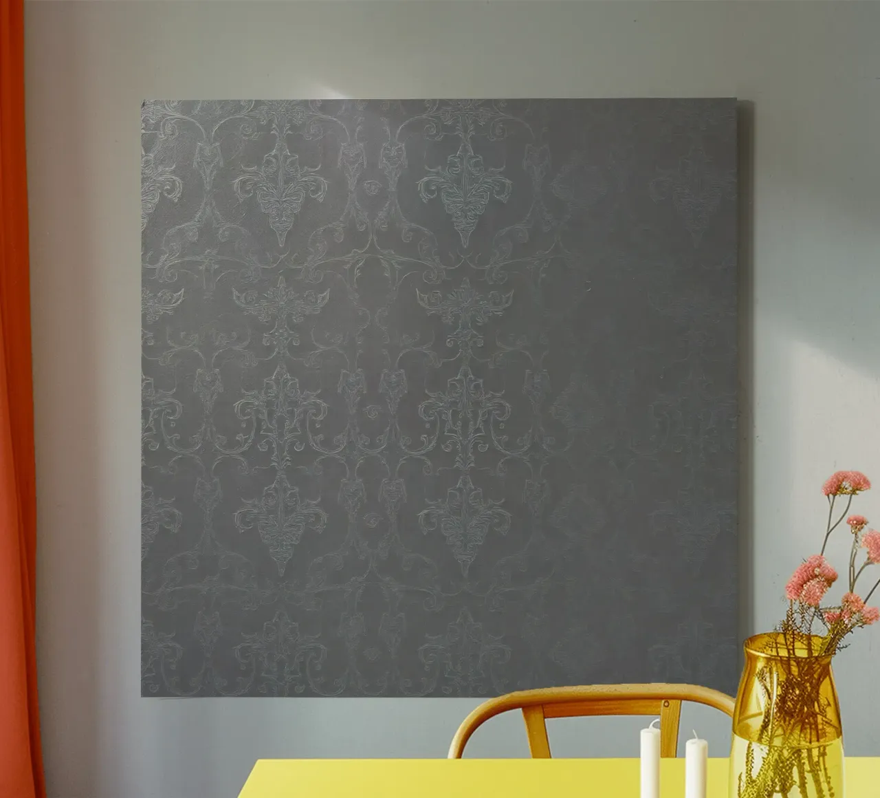Elegant textured wallpaper with intricate pattern and subtle canvas by DesignDoodle