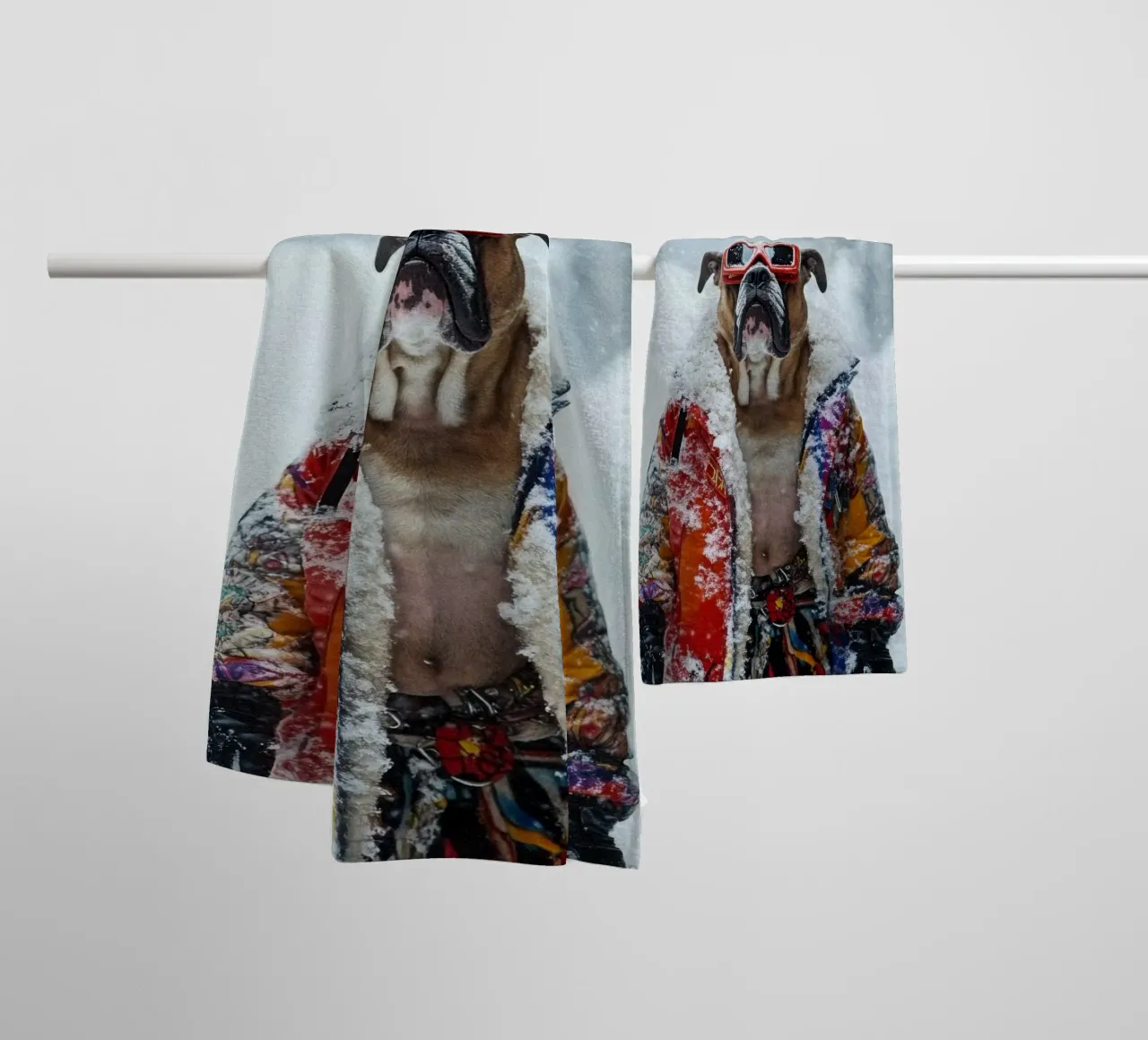 Rico badhanddoek van Affiches Chien Originales – Dogland