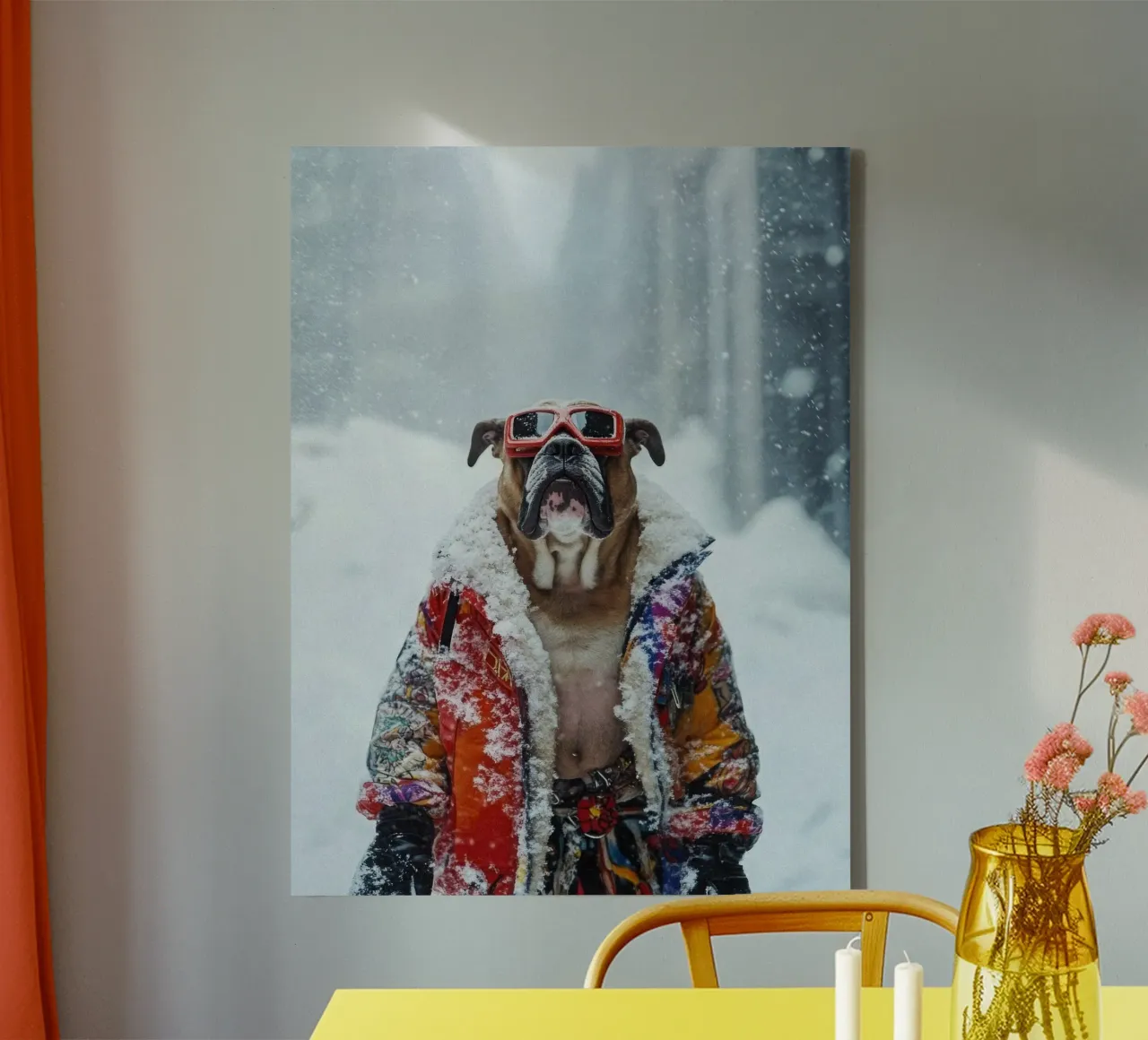 Rico canvas by Affiches Chien Originales – Dogland