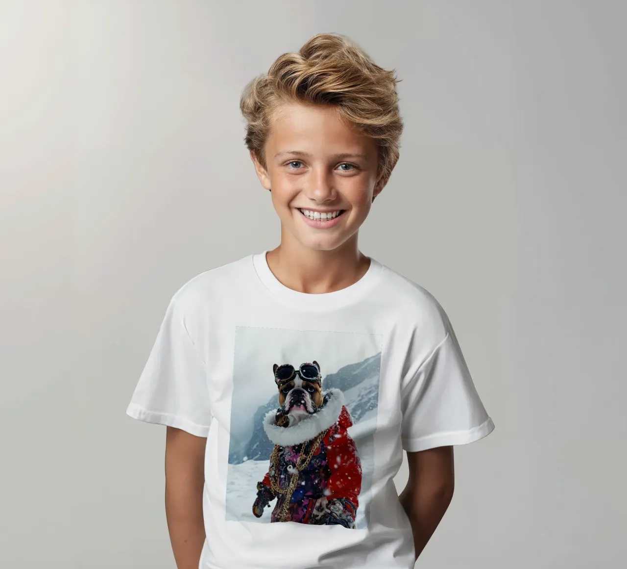 Sergio t-shirt bambini da Affiches Chien Originales – Dogland