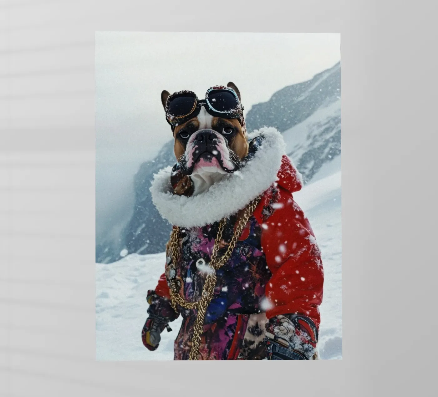 Sergio backlit folie van Affiches Chien Originales – Dogland