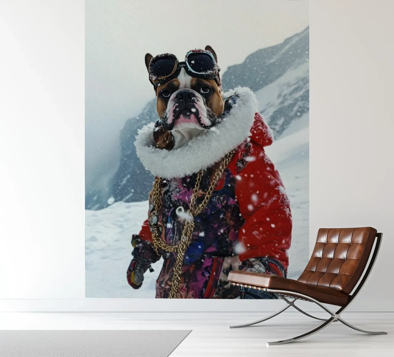 Sergio fotobehang van Affiches Chien Originales – Dogland
